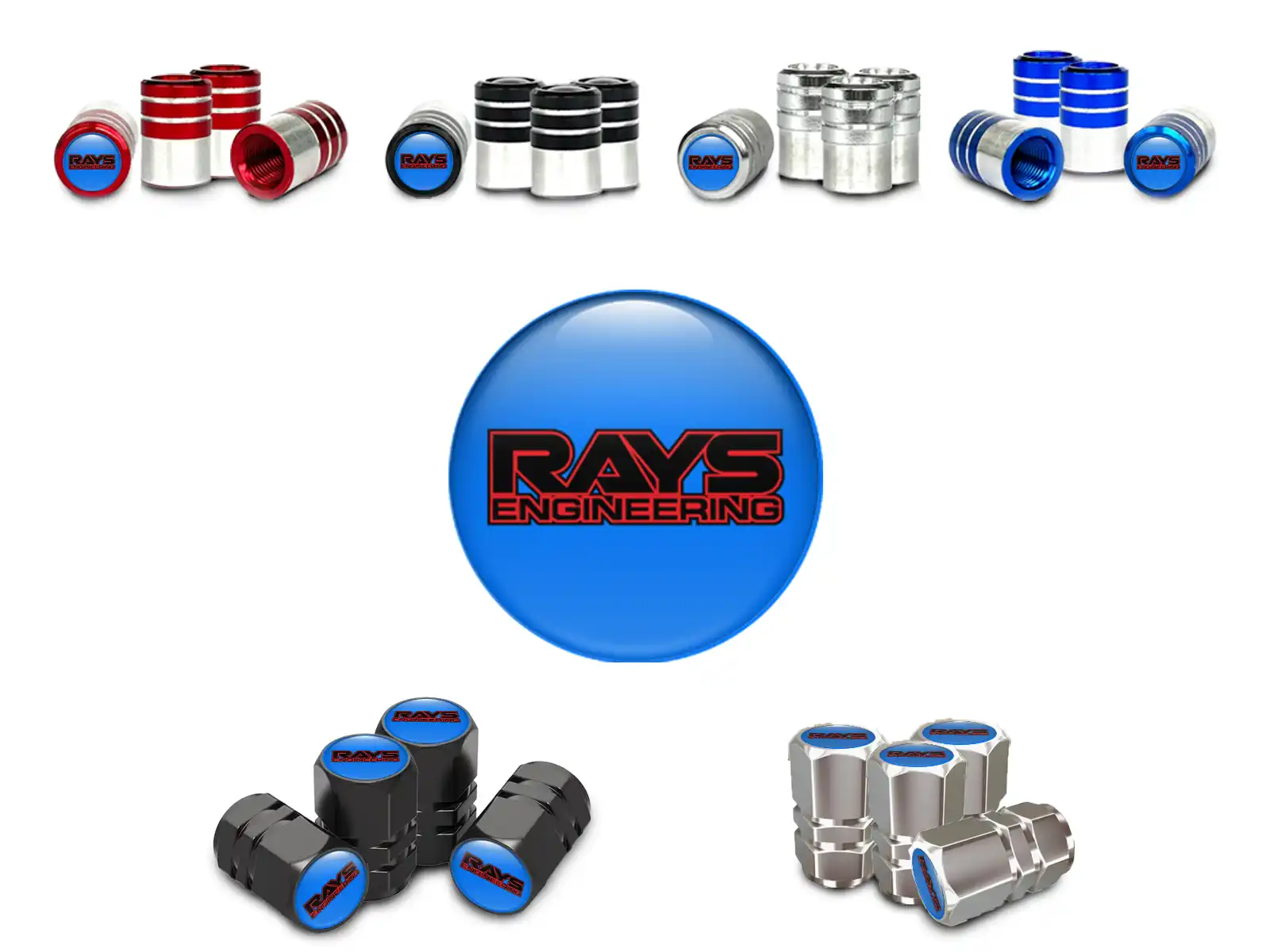 Rays Cappelli stelo SUV Finish Forza